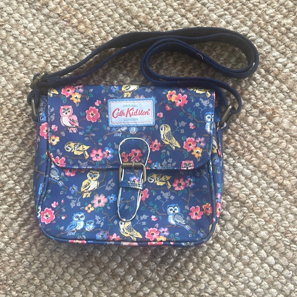 Cath Kidston coated canvas crossbody owl bag small. Brand new without tags.